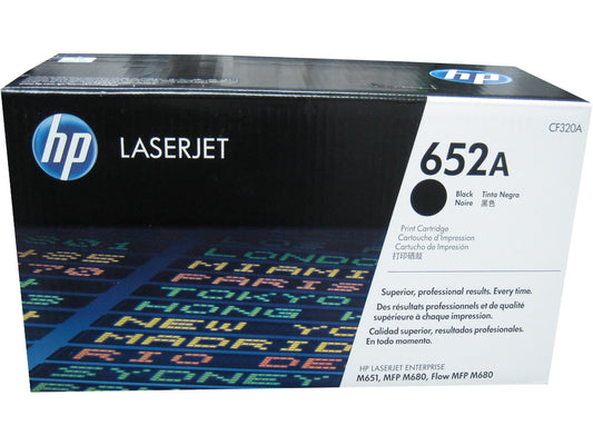 HP CF320A (652A) Black Toner Cartridge 11k