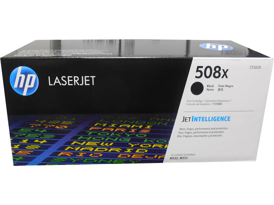 HP CF360X (508X) Black Toner Cartridge 12.5k