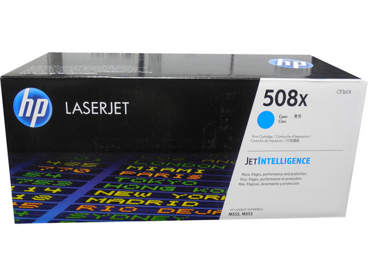 HP CF361X (508X) Cyan Toner Cartridge 9.5k