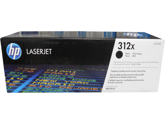 HP CF380X (312X) Black High Yield Toner Cartridge 4.4k