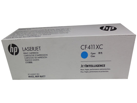 HP CF411XC (410X) High Yield Cyan Toner Cartridge