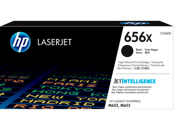 HP CF460X (656X) Black High Yield Toner