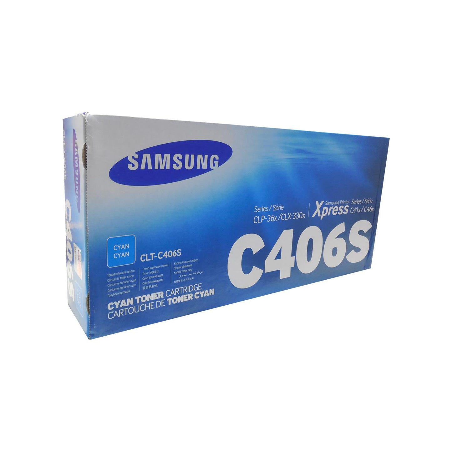 SAMSUNG CLT-C406S Cyan Toner 1k