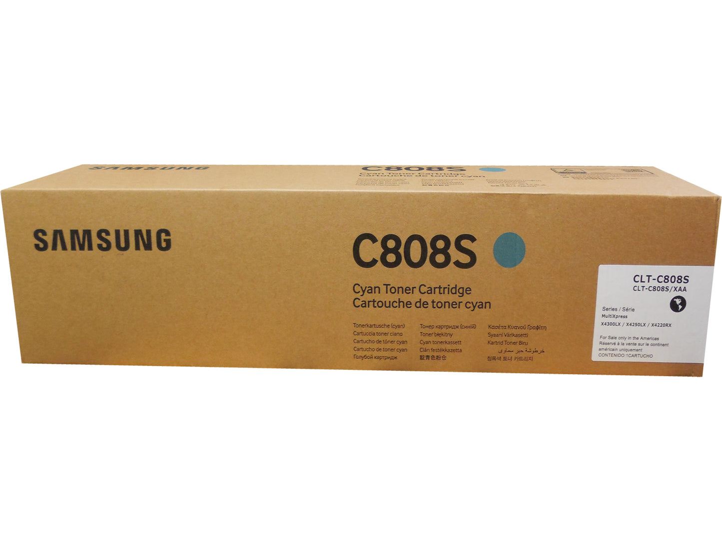 SAMSUNG CLT-C808S Cyan Toner Cartridge