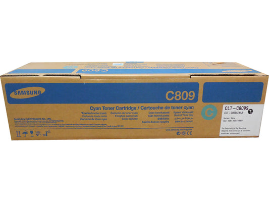 SAMSUNG CLT-C809S Cyan Toner 15k