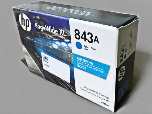 HP C1Q58A (843A) Cyan High Yield Ink Cartridge