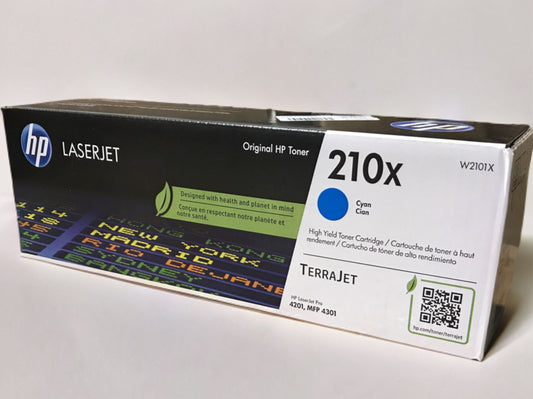HP W2101X (210X) High Yield Cyan Toner Cartridge