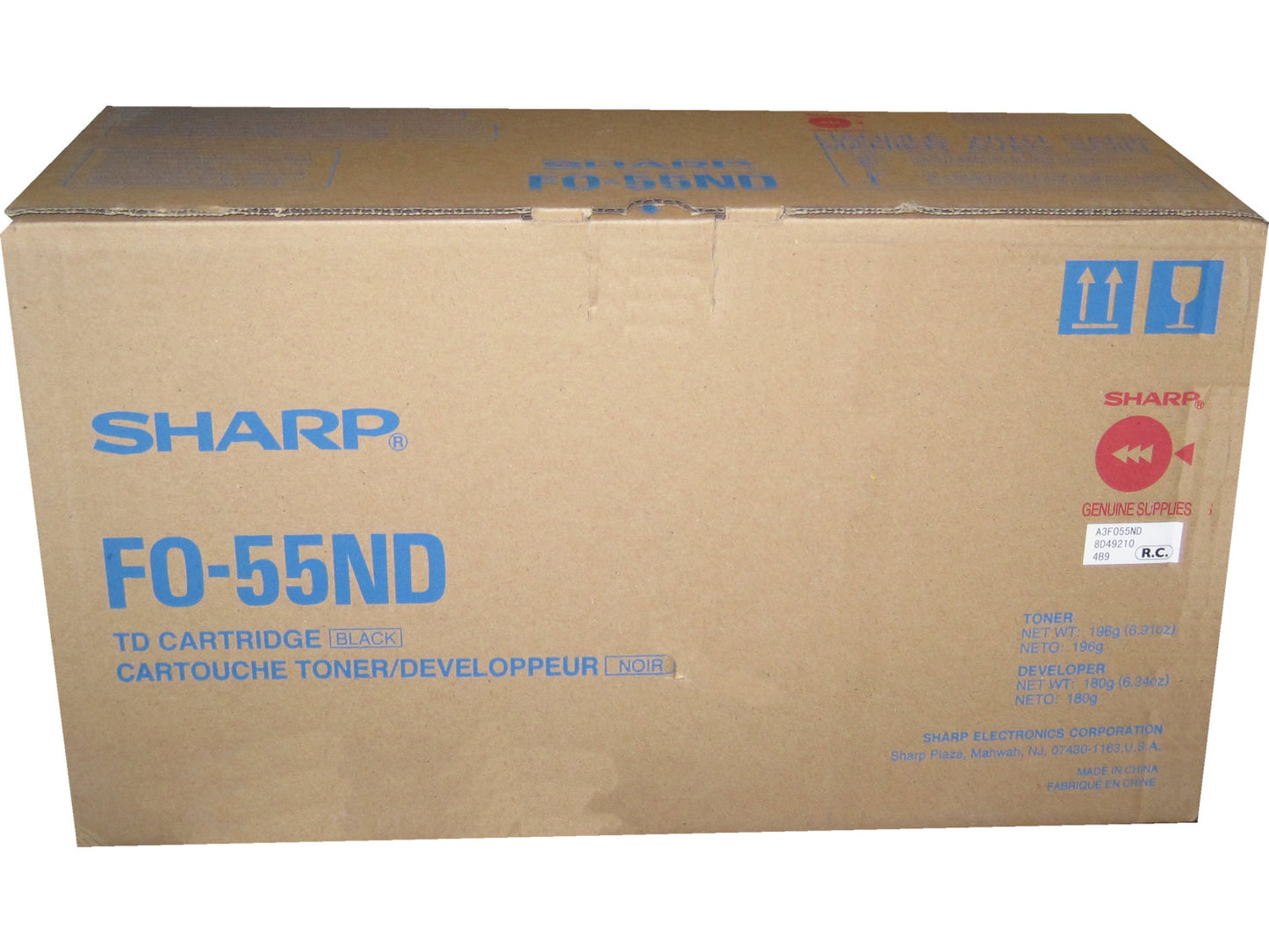 SHARP FO-55ND Black Toner 6k