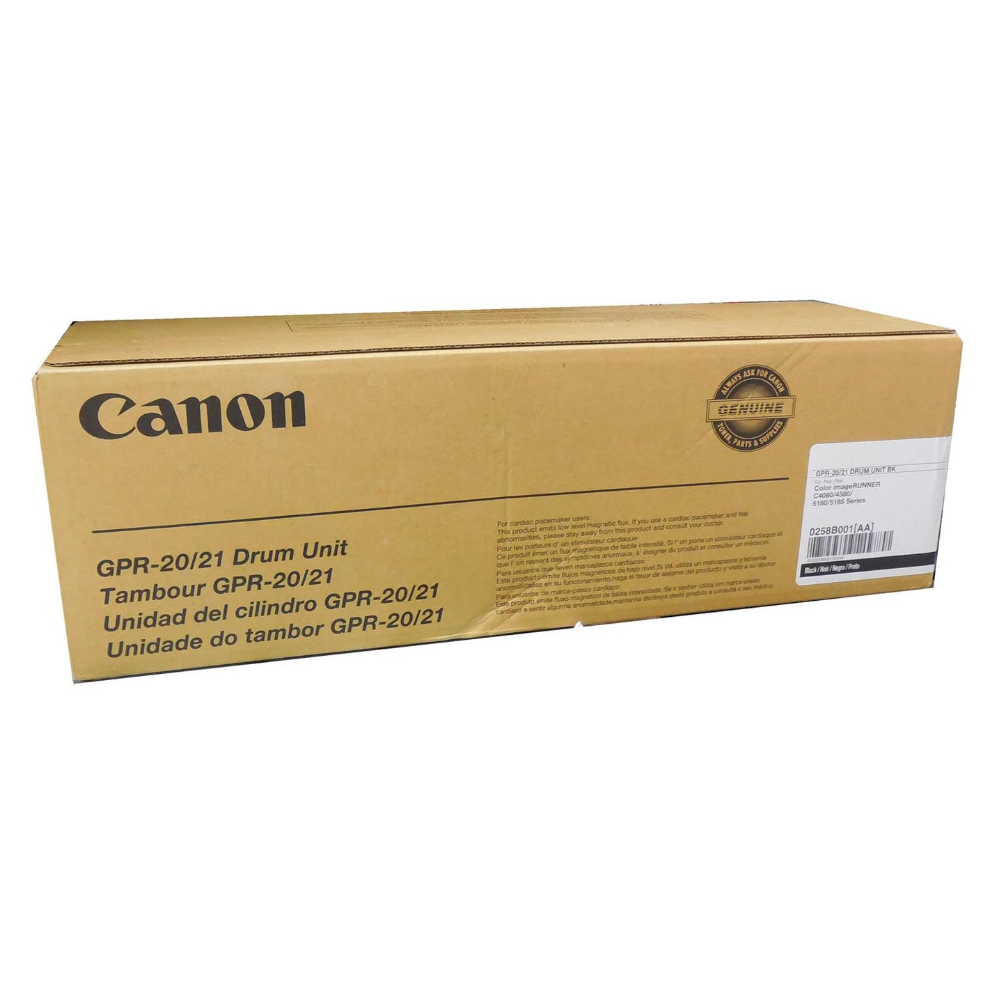 CANON GPR-20 / GPR-21 (0258B001AA) Black Drum