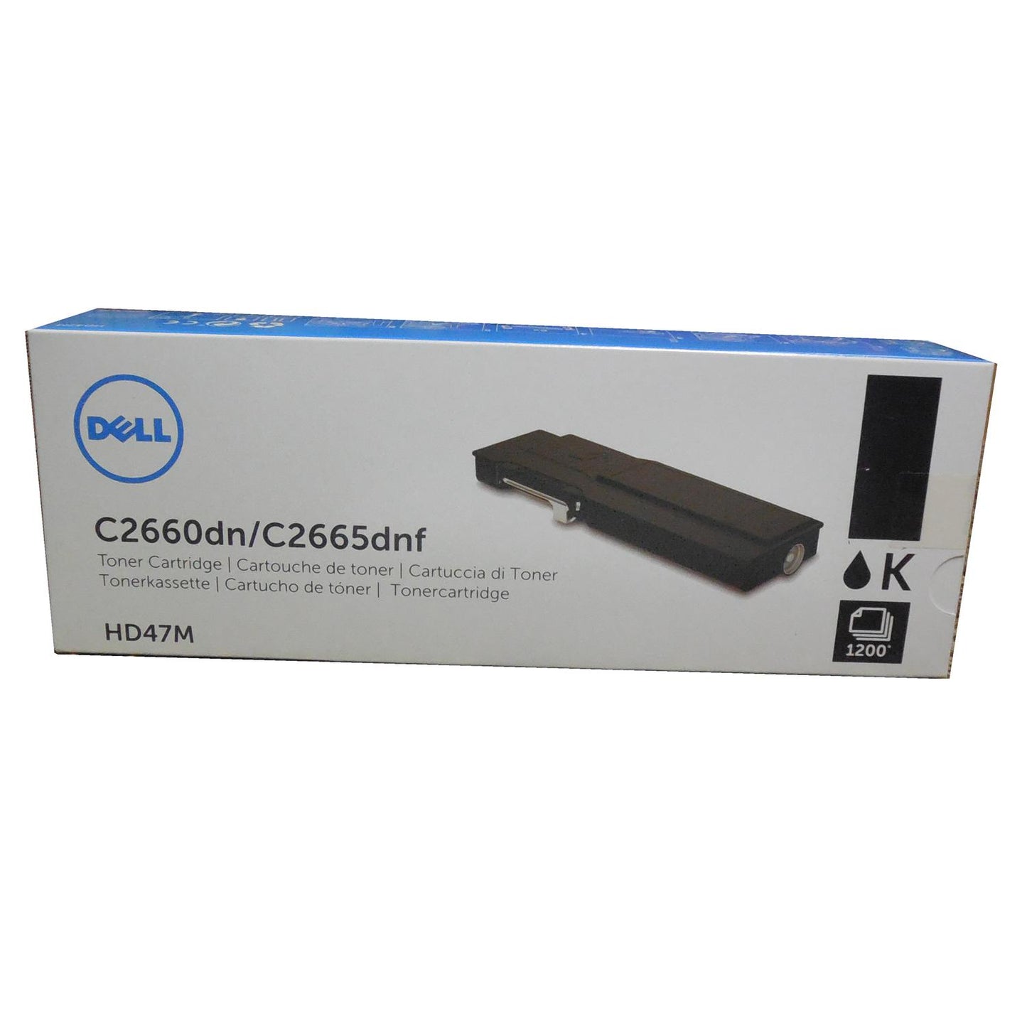 DELL HD47M (KWJ3T) Black Toner 1.2k