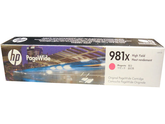 HP L0R10A (981X) Magenta PageWide High Yield Ink Cartridge