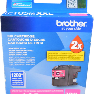 BROTHER LC105MXXL Super High Yield Magenta Ink Cartridge