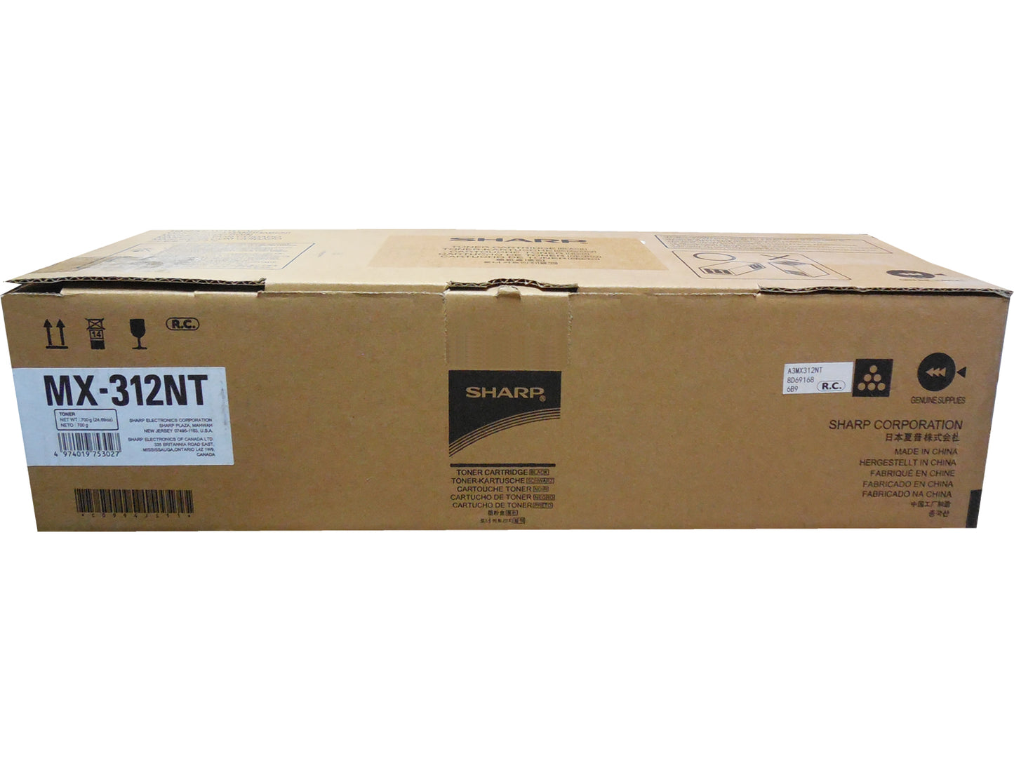 SHARP MX-31NTBA Black Toner 18k