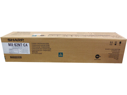 SHARP MX-62NTCA Cyan Toner 40k