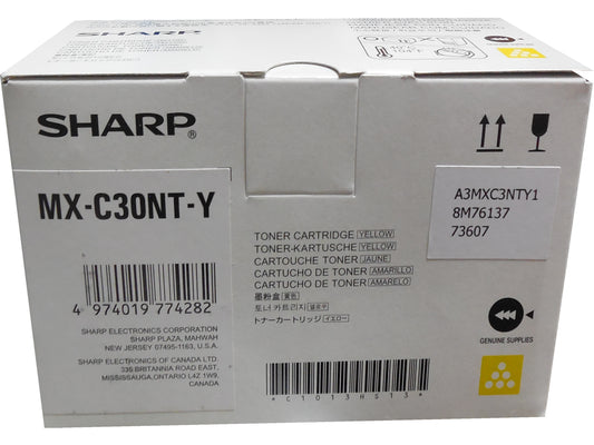 SHARP MX-C30NT-Y Yellow Toner Cartridge