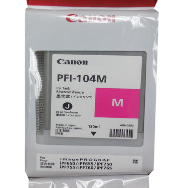 CANON PFI-104M (3631B001AA) (PFI-102M) Magenta Ink 130ml