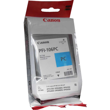 CANON PFI-106PC (6625B001AA) Photo Cyan Ink 130ml