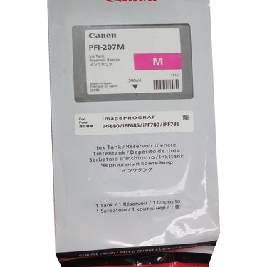 CANON PFI-207M (8791B001) MagentaInk Tank 300ml