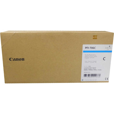 CANON PFI-706C (6682B001AA) Cyan Ink 700ml