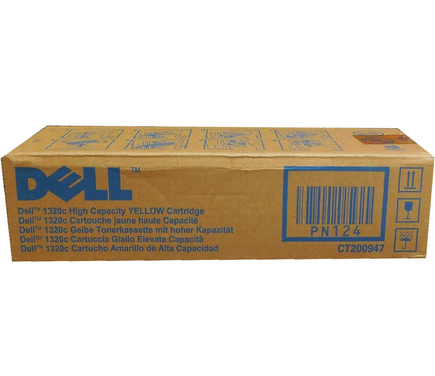 DELL PN124 (KU054) Yellow High Yield Toner 2k