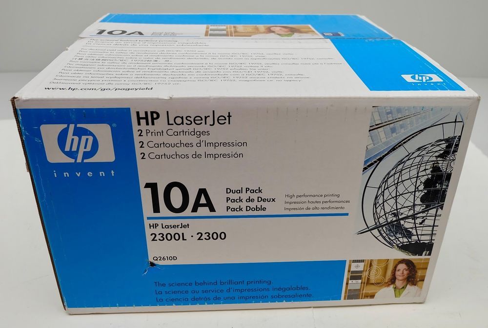 HP Q2610D (10A) Twin Pack Black Toner Cartridges