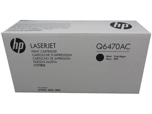 HP Q6470AC (501A) Black Toner 6k