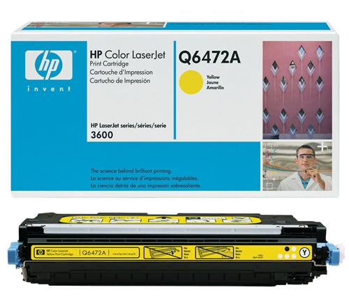 HP Q6472A (502A) Yellow Toner