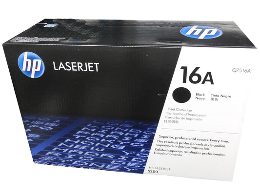 HP Q7516A (16A) Black Toner Cartridge