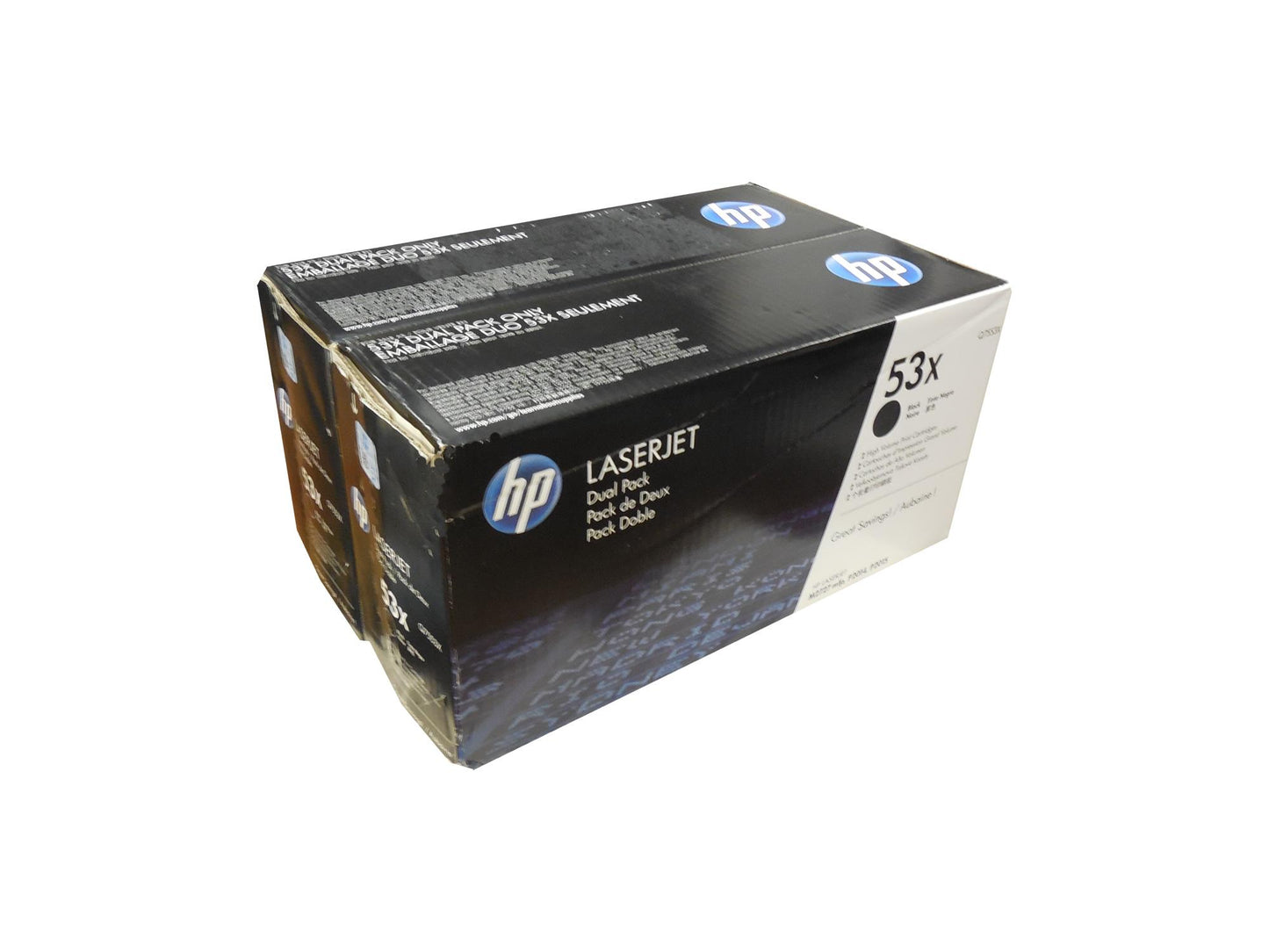 HP Q7553XD (53X) Black High Capacity Toner Dual Pack