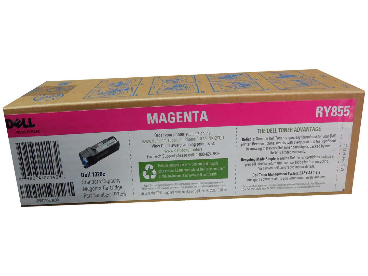 DELL RY855 (TP115) Magenta Toner