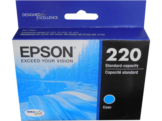 EPSON T220220-S (220) Cyan Ink Cartridge