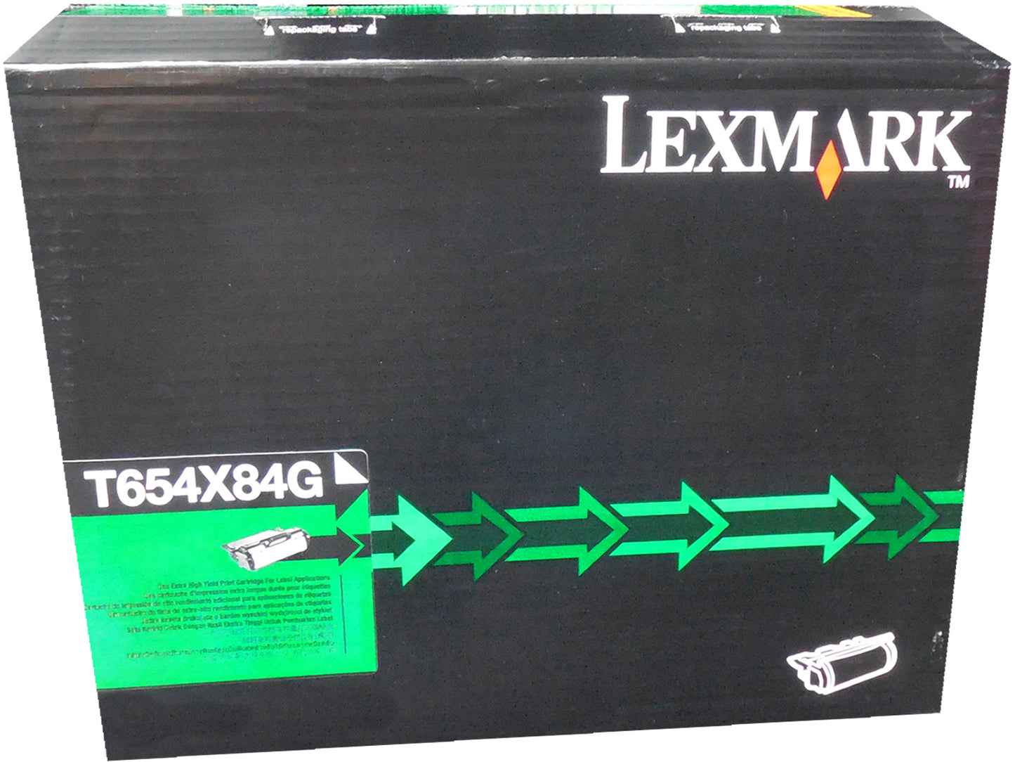 LEXMARK T654X84G Black Extra High Yield Toner for Labels 36k