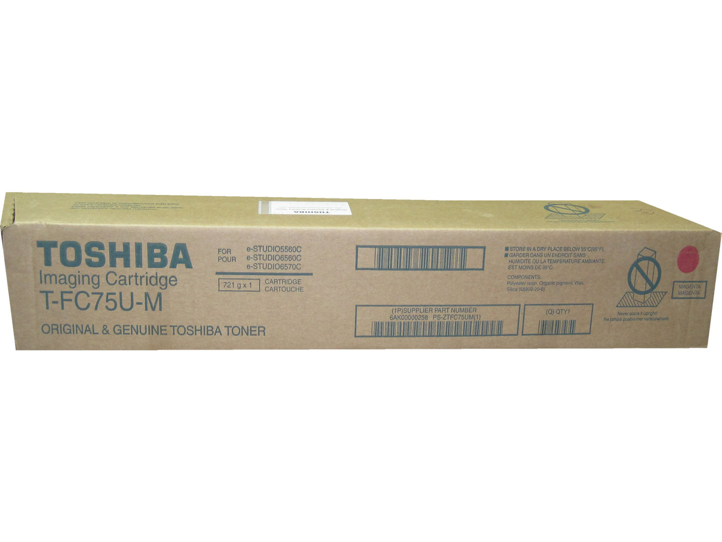 TOSHIBA T-FC75U-M Magenta Toner