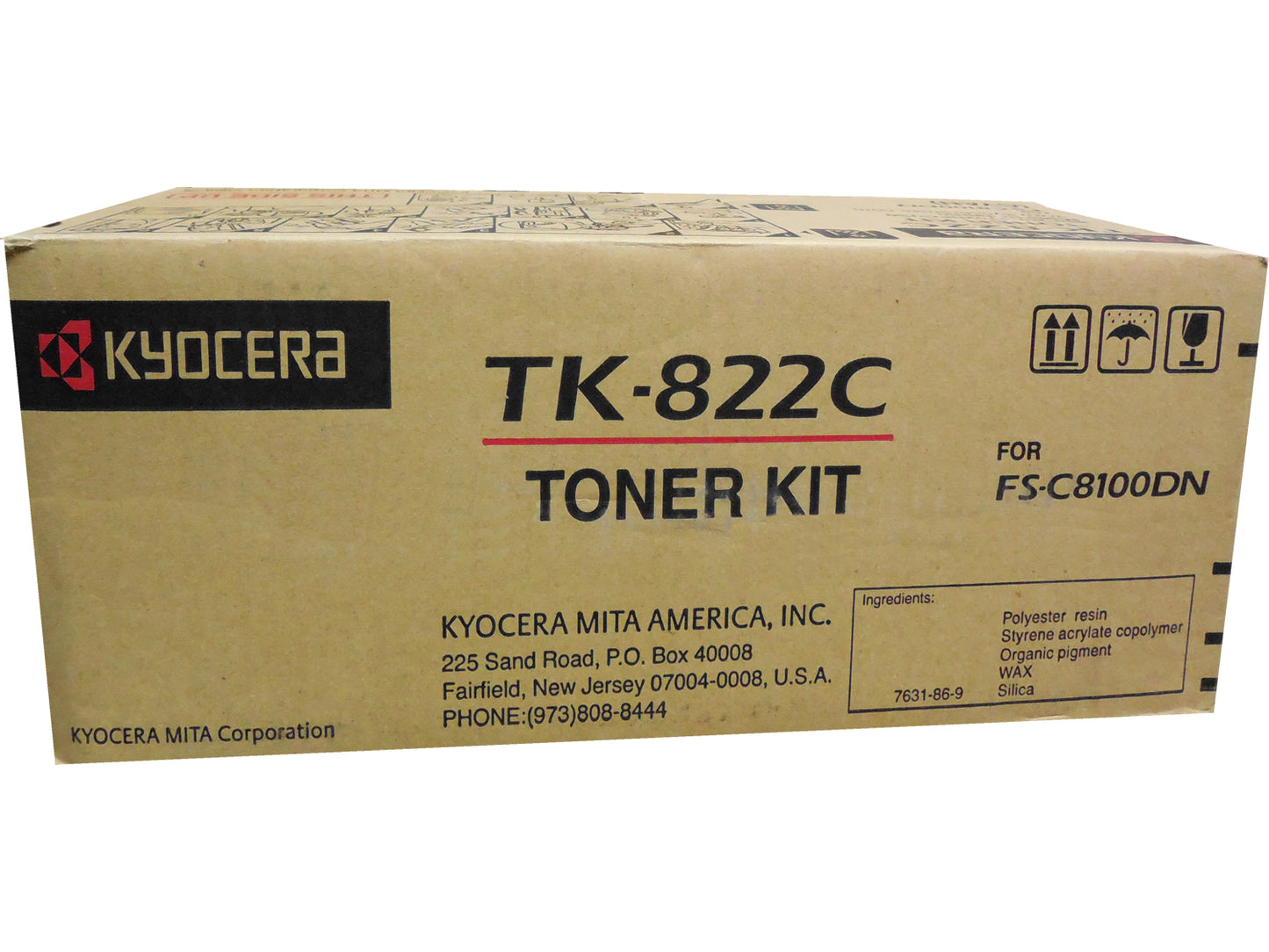 KYOCERA TK-822C Cyan Toner 7k