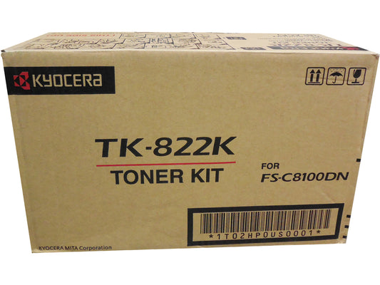 KYOCERA TK-822K Black Toner 15k