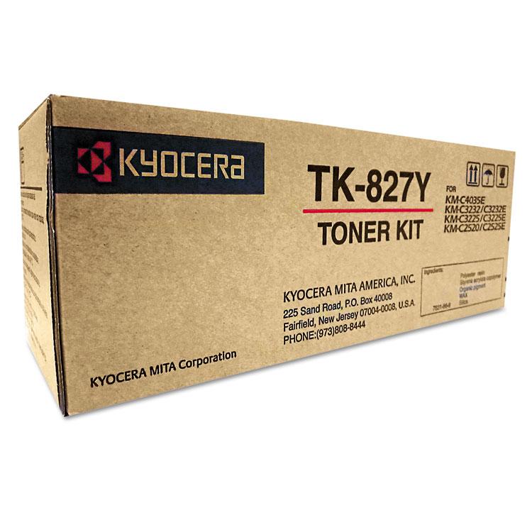 KYOCERA TK-827Y Yellow Toner