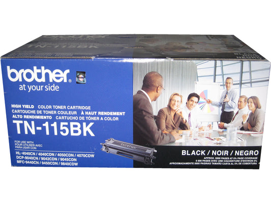 BROTHER TN-115BK Black High Yield Toner 5k