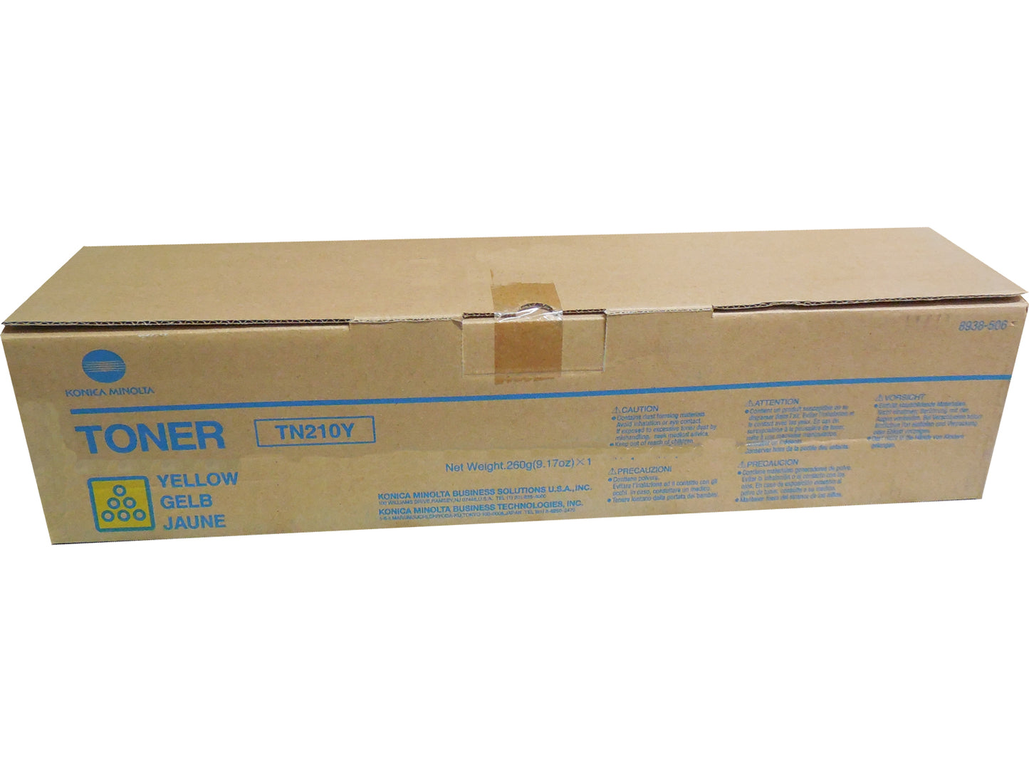 KONICA MINOLTA TN-210Y (8938-506) Yellow Toner 12k