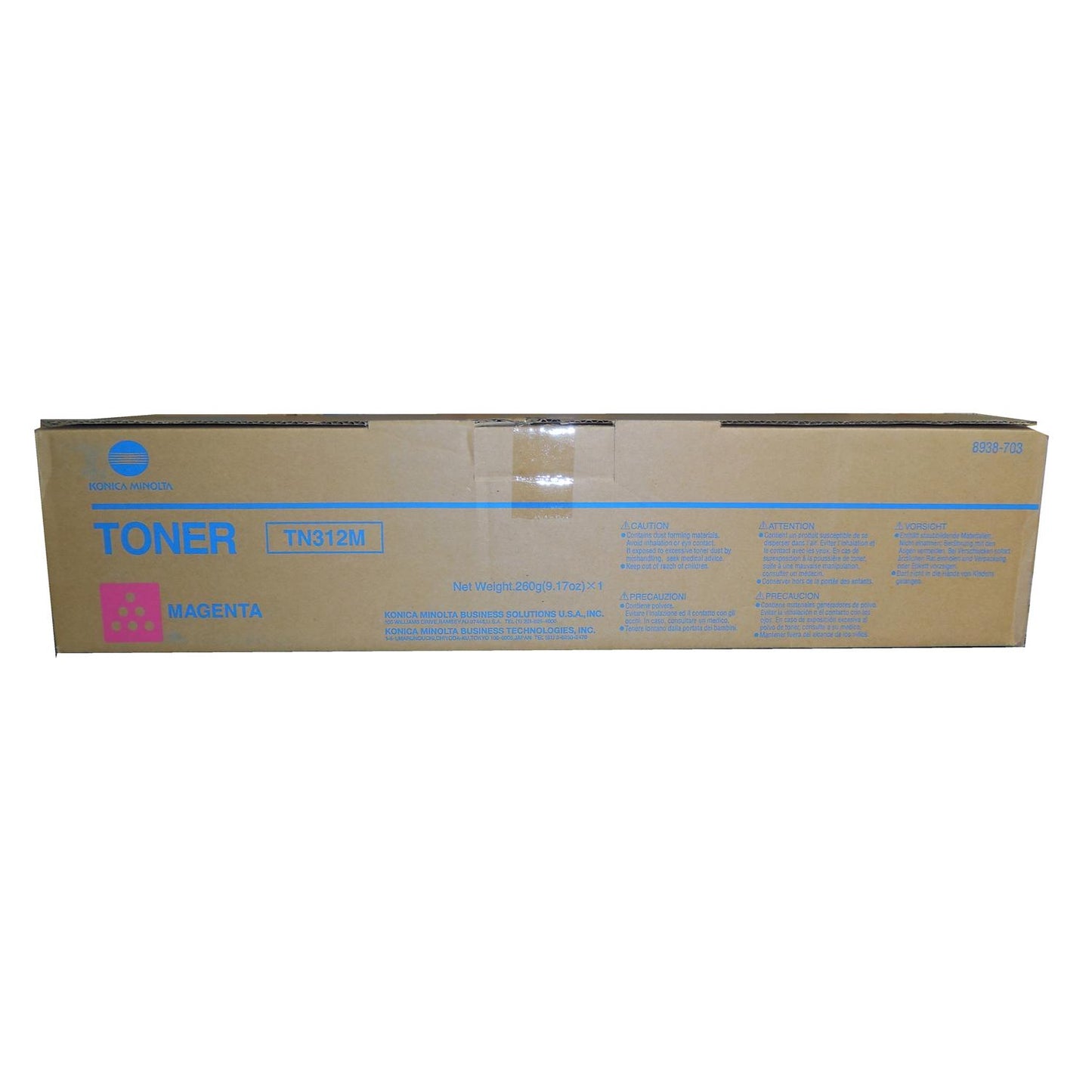 KONICA MINOLTA TN-312M (8938-703) Magenta Toner 12k