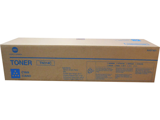 KONICA MINOLTA TN-314C (A0D7431) Cyan Toner 20k