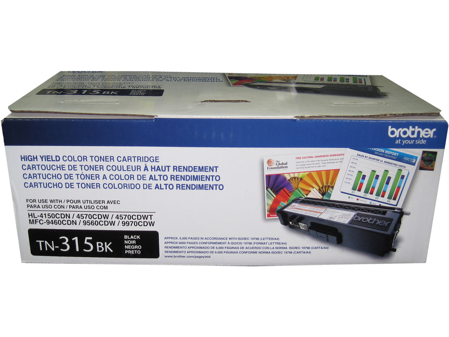 BROTHER TN-315BK Black High Yield Toner 6k