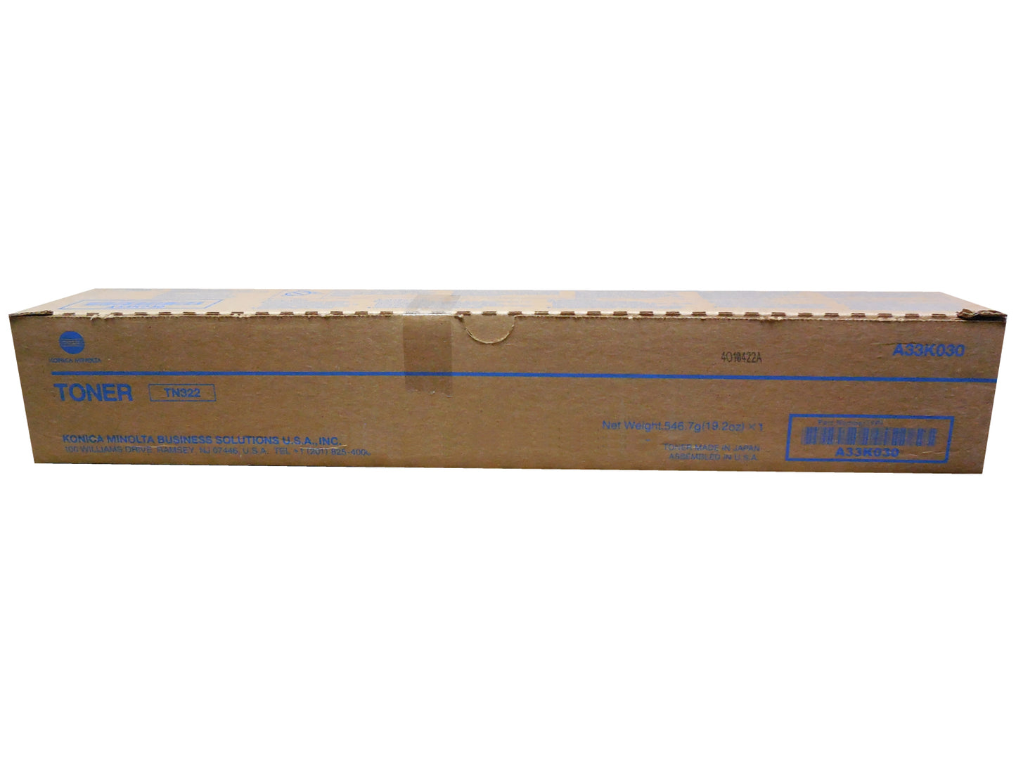 KONICA MINOLTA TN-322 (A33K030) Black Toner