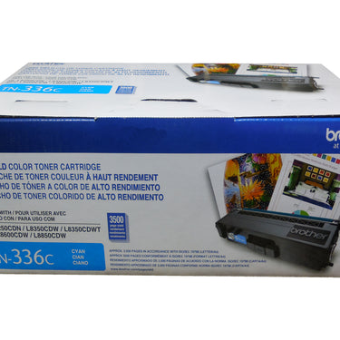 BROTHER TN-336C Cyan High Yield Toner Cartridge