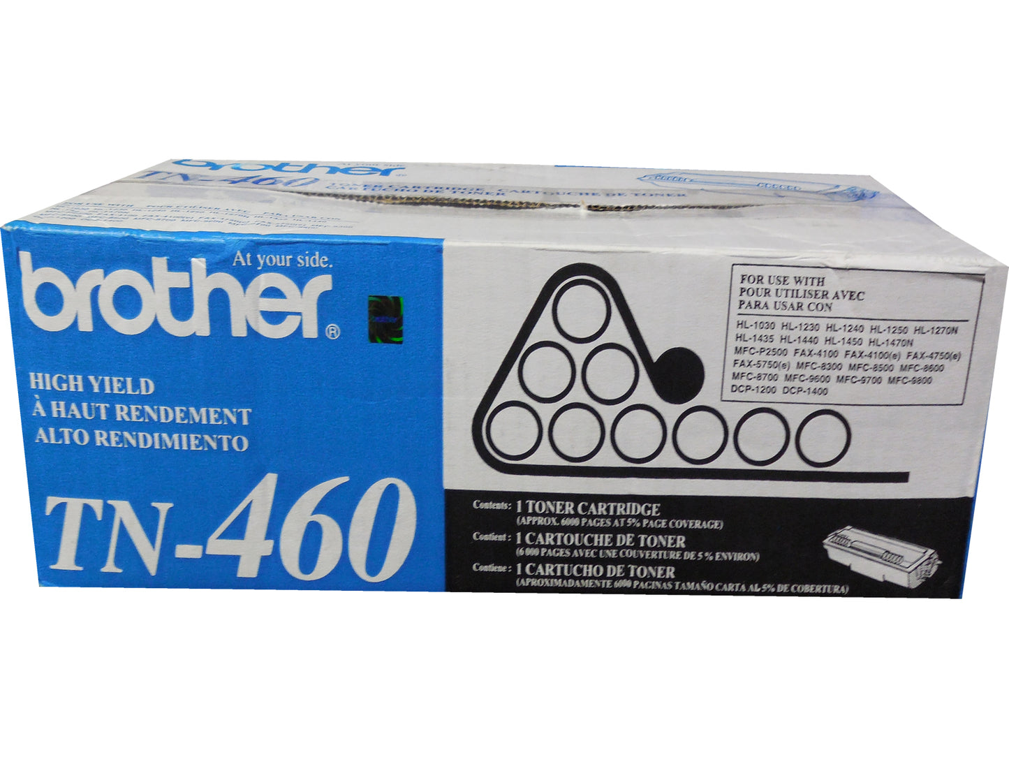 BROTHER TN-460 Black High Yield Toner 6k