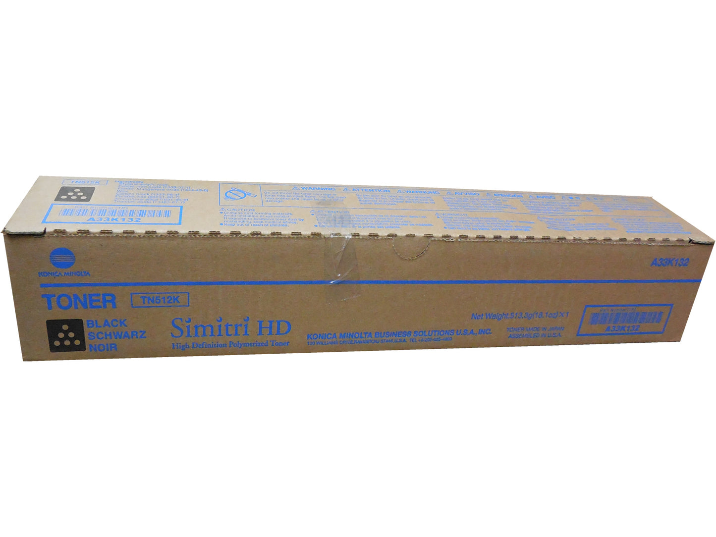 KONICA MINOLTA TN-512K (A33K132) Black Toner 27k