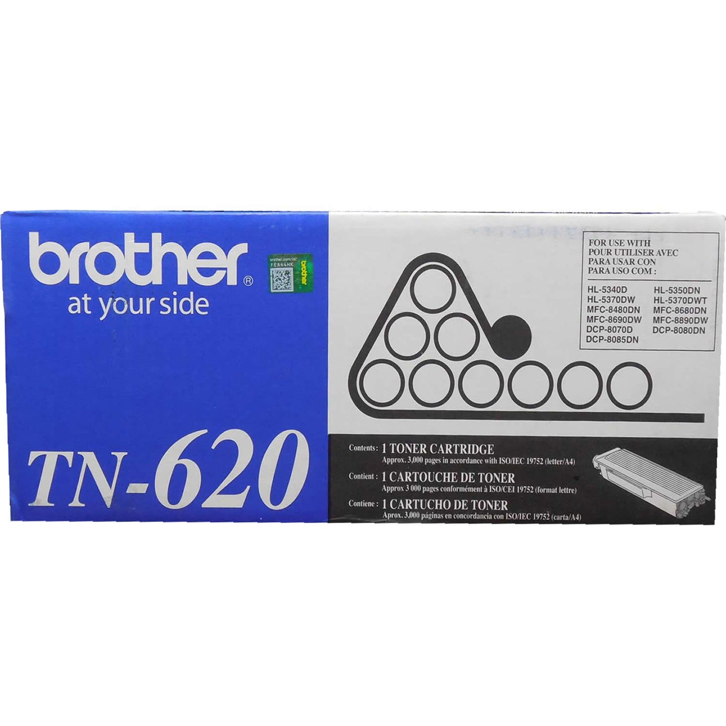 BROTHER TN-620 Black Toner Cartridge