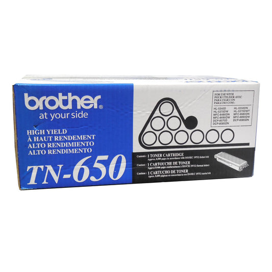 BROTHER TN-650 Black High Yield Toner 8k