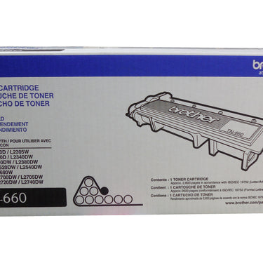 BROTHER TN-660 High Yield Toner Cartridge 2.6k