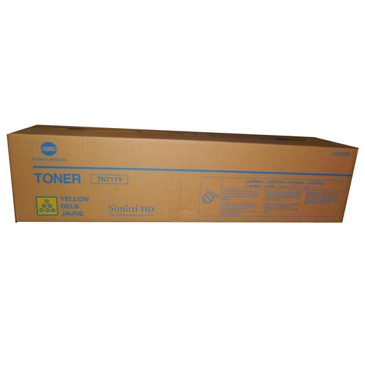 KONICA MINOLTA TN-711Y (A3VU230) Yellow Toner 31.5k