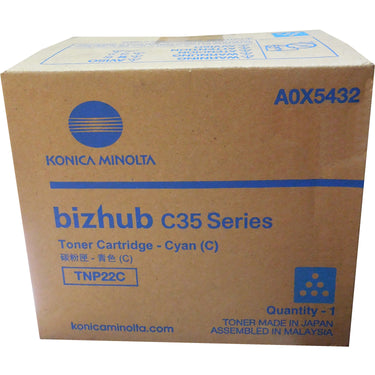 KONICA MINOLTA TNP-22C (A0X5432) Cyan Toner 4.6k